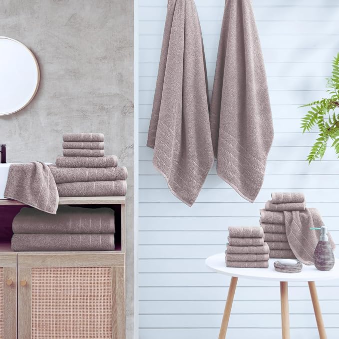 Casa Platino 100% Cotton Bathroom Towels Set - Image 2