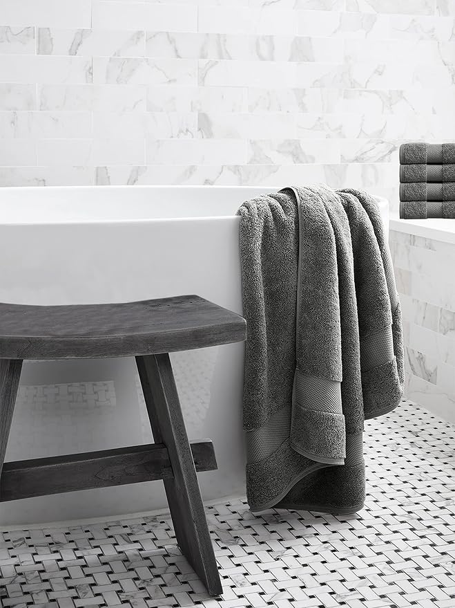 Delara Organic Cotton Luxuriously Plush Bath Towel Pack of 4 | GOTS & OEKO-TEX - Image 2