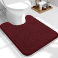 OLANLY Toilet Rugs U-Shaped 24x20, Extra Soft Absorbent Chenille Contour by OLANLY