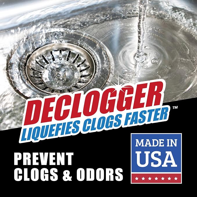 Sani 360° Declogger Dissolves Hair, Soap Scum, Toilet Paper. Drain Clog Remover - Image 6