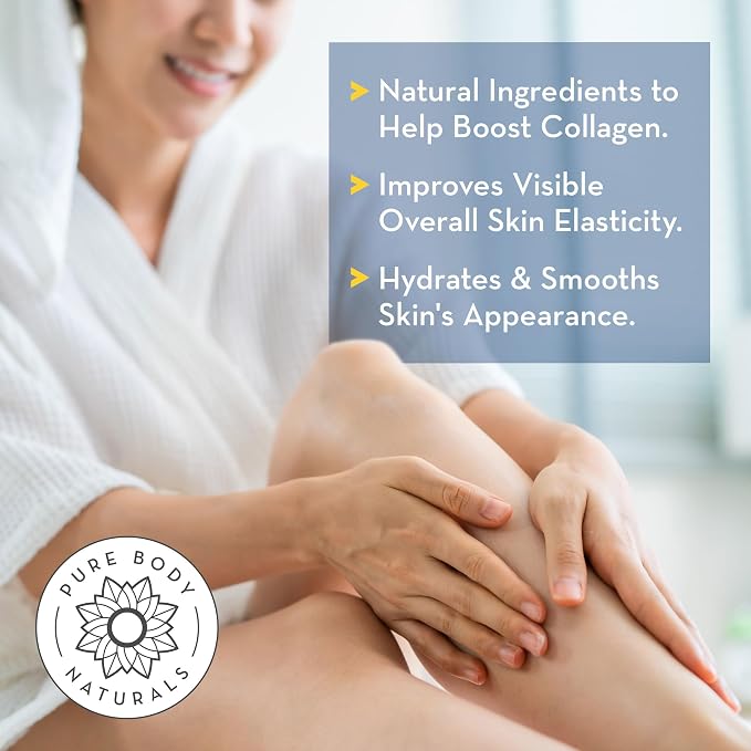 Pure Body Naturals Anti Cellulite Massage Oil, 8 fl oz | 100% Natural Cellulite - Image 3
