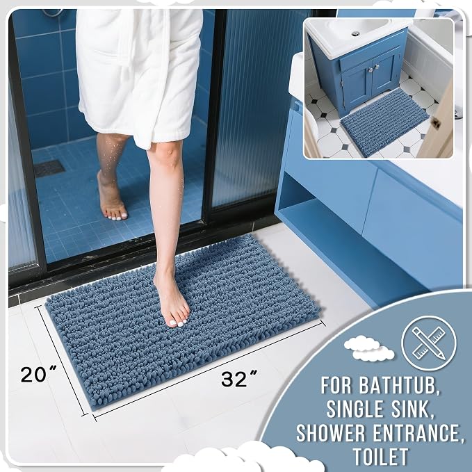 Yimobra Bathroom Rugs Non Slip Washable 32x20 Inch - Image 2