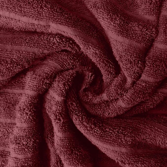 DAN RIVER Pack of 2 Bath Sheet 35x70 Inches, Ribbed Jumbo Bath Towels, Soft and - Image 7