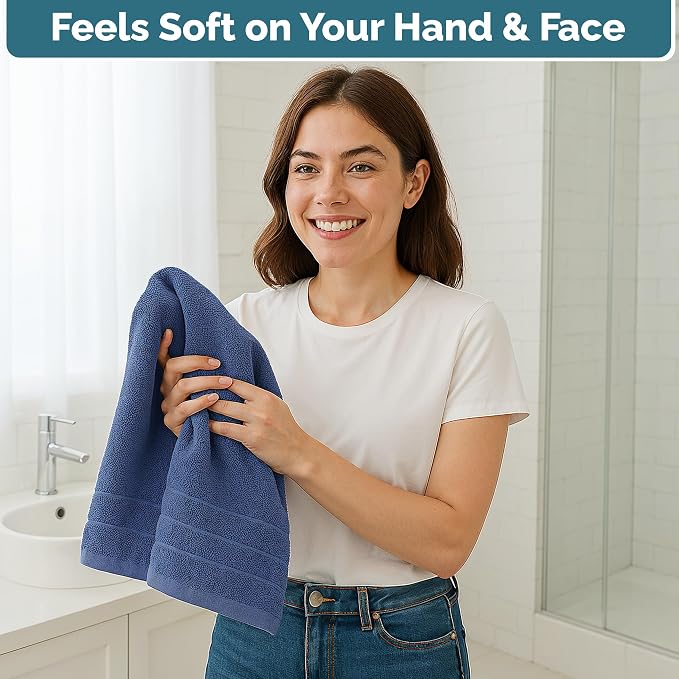 Casa Platino Hand Towels Pack of 6 - Image 5