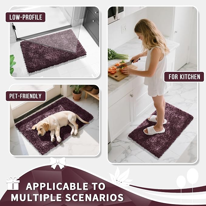 Yimobra Long Bathroom Rugs Runner 60x24 Inch, Extra Thick Soft Absorbent - Image 7