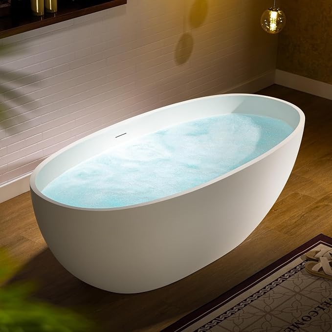 WOODBRIDGE 67 in. x 30.75 in. Stone Resin Luxury Contemporary Solid Surface - Image 19