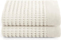 GILDEN TREE Waffle Hand Towels for Bathroom Quick Dry Large Luxury Lint Free by GildenTree