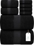 White Classic Luxury Bath Towel Set of 8 Pieces by WhiteClassic