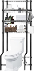 Bathroom Organizer Over The Toilet Storage, 4-Tier Metal Bathroom Over Toilet by Folews