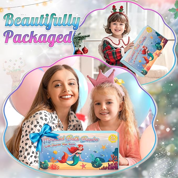 Mermaid Bath Bombs for Kids - Image 6