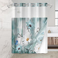 No Hook Shower Curtain Set by Mightree