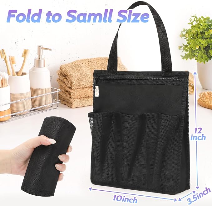 Portable Shower Caddy, Gym Travel Camp Dorm Room Essentials - Image 7