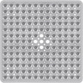 Square Shower Bathtub Mat Non Slip by NaolotureHome