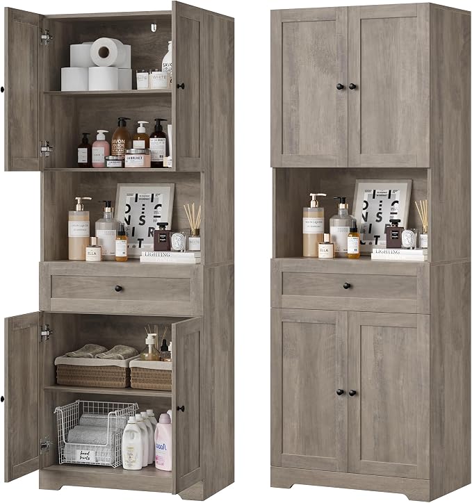 Tall Bathroom Storage Cabinets by HIFIT