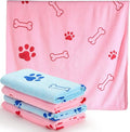 Chumia 4 Pcs Dog Towels for Drying Dog Puppy Bulk Microfiber Absorbent Paw by Chumia