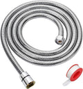Shower Hose Extra Long 90 Inches Brushed Chrome Handheld Shower Head Hose by Blissland