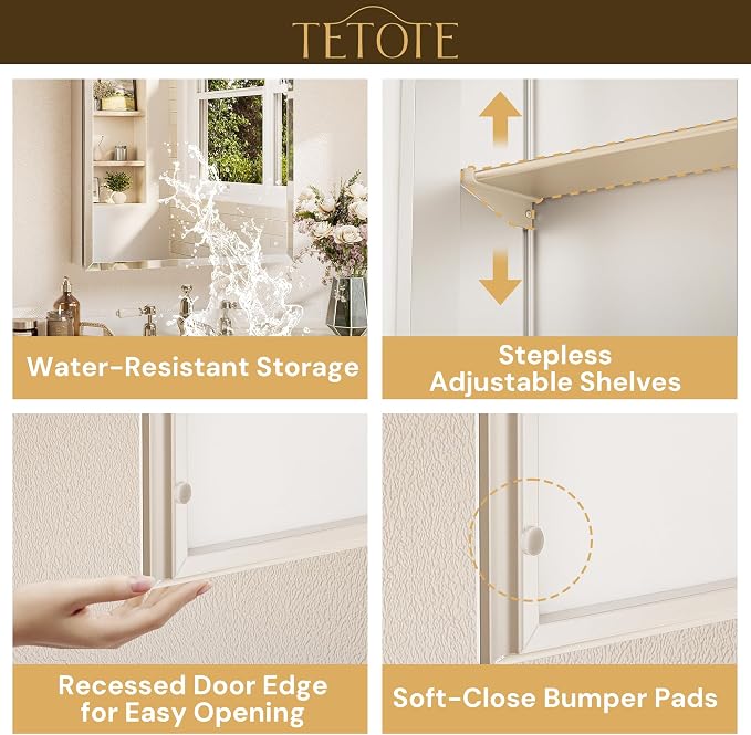 TETOTE 48 x 32 Medicine Cabinet - Image 7
