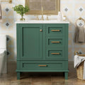 Bathroom Vanity Cabinet Sink 30”, Single Sink Top Combo Set by THINK30