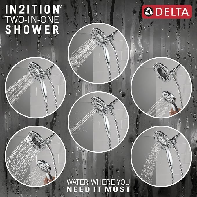 Delta Faucet Albion 14 Series Single-Handle Tub and Shower Faucet Set, Chrome - Image 6