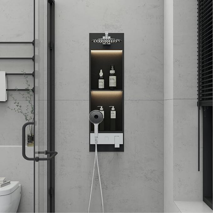 Shower Niche System w/LED Lights, Bathroom Shower System w/ 304 Stainless Steel - Image 6