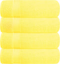 BELZZI Home Ultra Soft 4 Pack Oversized Bath Towel Set 27x54, Cotton Compact by Unknown