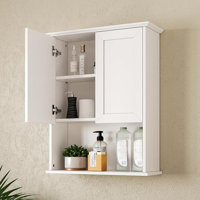 Bathroom Wall Cabinet, Over The Toilet Storage Cabinet, 23x29 Inch Medicine by Chyanmoo