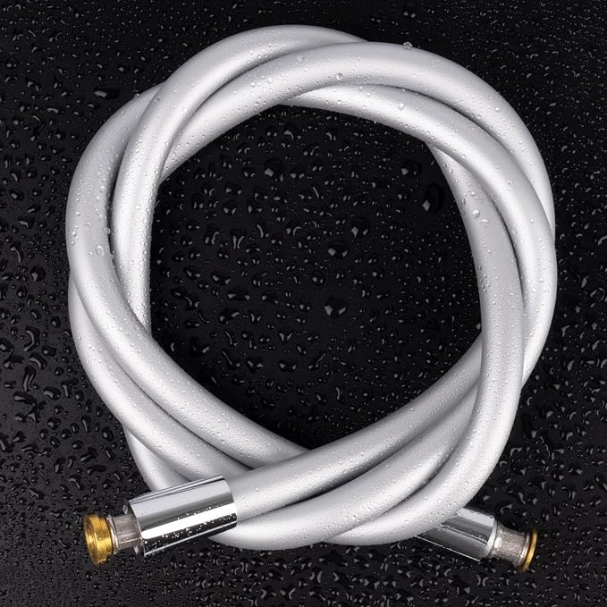 Shower Hose, Ultra-Soft Silicone Shower Hose Extension, Anti-Kink Designed Long by BriskSpring
