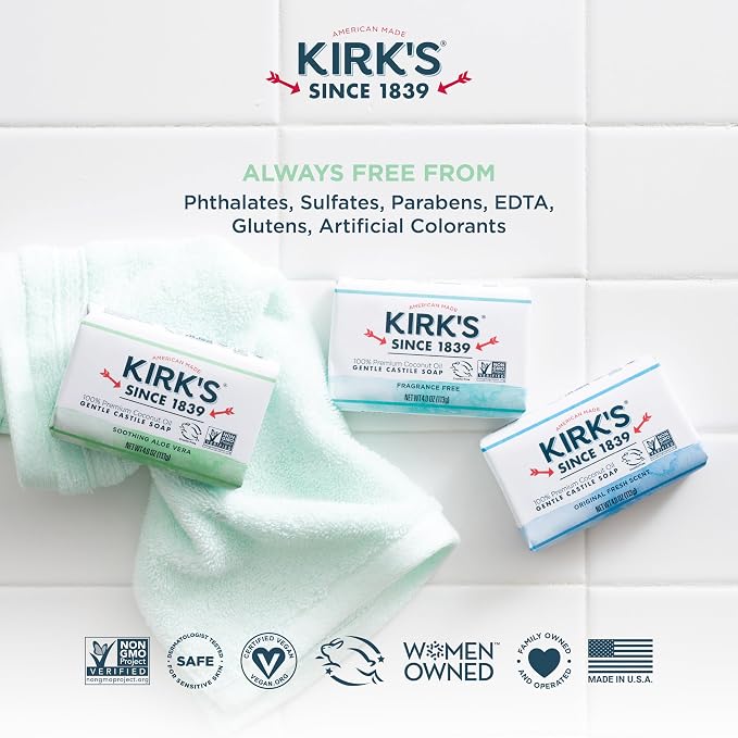 Kirk's Natural Original Coco Castile Soap - Image 7