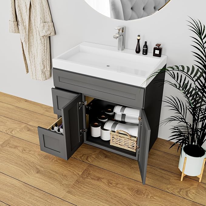 KitchenMan Bathroom Vanity 36 Inch Unassembled Bathroom Sink Cabinet - Image 2