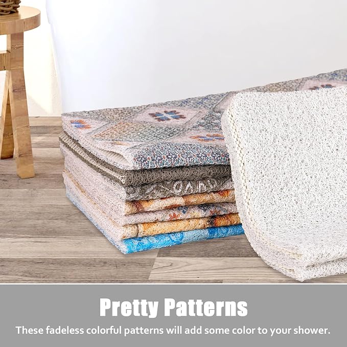 Square Shower Mat Non Slip: 27x27 Inch Extra Large Shower Floor Mat - Image 6