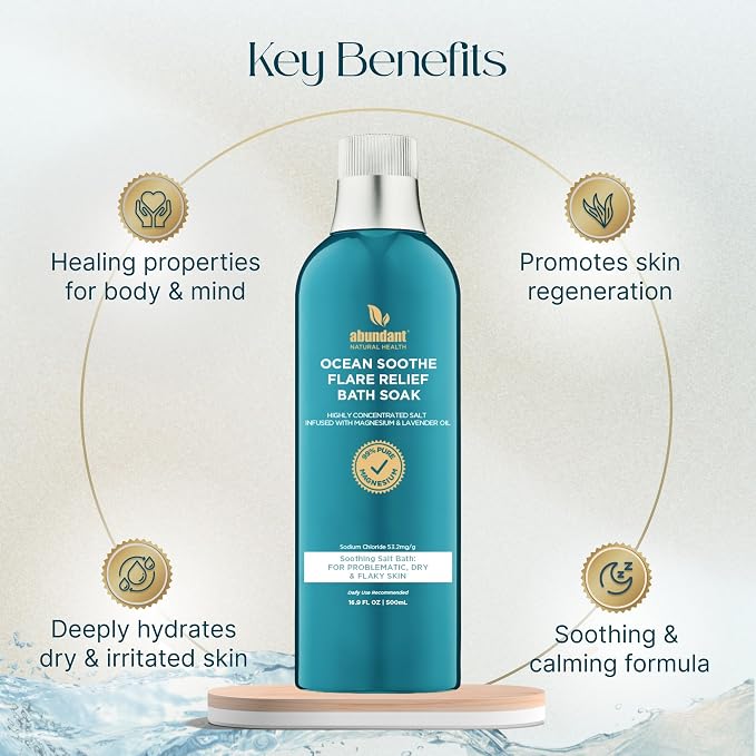 Abundant Natural Health Ocean Soothe Flare Relief Bath Soak - Image 3