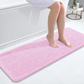 OLANLY Bathroom Rugs 47x17, Extra Soft Absorbent Chenille Bath Rugs, Rubber by OLANLY
