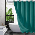 MitoVilla No Hooks Needed Extra Long Shower Curtain Liner Set by MitoVilla