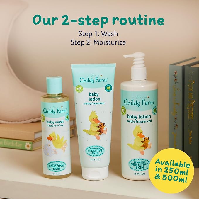 Childs Farm Baby Body Wash, Unfragranced, Gently Cleanses, Suitable - Image 7