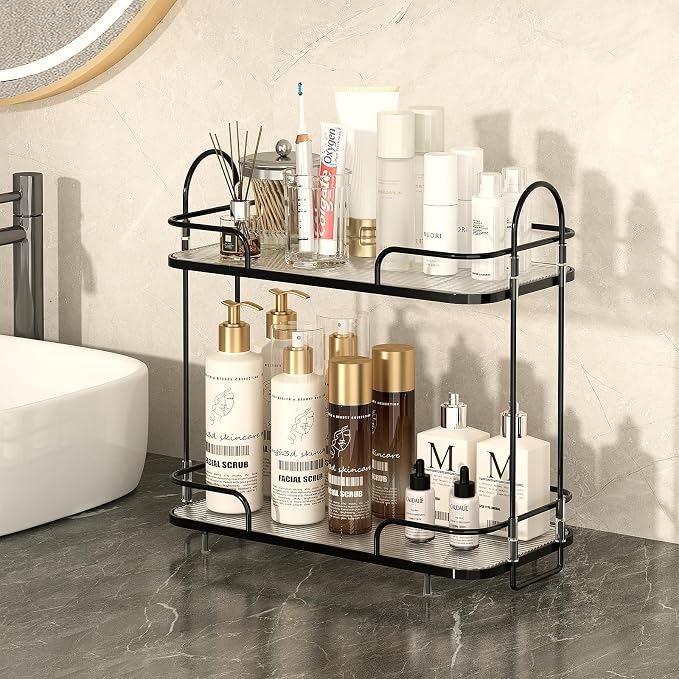 FOLLOWIN 2 Tier Bathroom Counter Organizers and Storage, Make Up Organizers - Image 7
