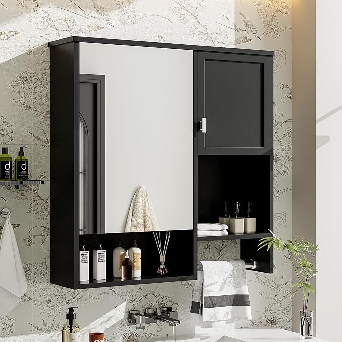 29'' x 28'' Modern Wall Mounted Bathroom Medicine Cabinet, Bathroom Wall - Image 7