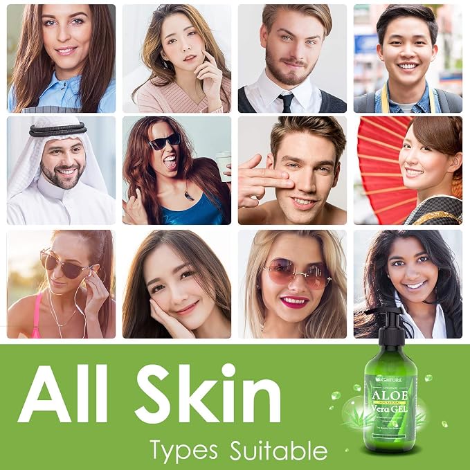 Aloe Vera Gel, 100% Aloe Vera from Freshly Cut Aloe Leaves, Skin Care - Image 6
