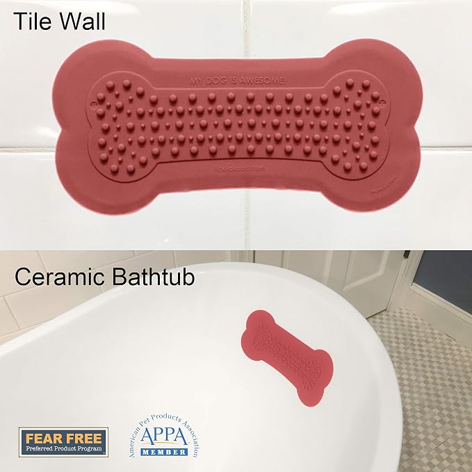 Lick Lick Pad Dog Accessories | Pet Shower Attachment | Dog Peanut Butter Lick - Image 2