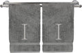 Monogrammed Hand Towel, Personalized Initial Gift, Extra Absorbent 100% Turkish by BareCotton