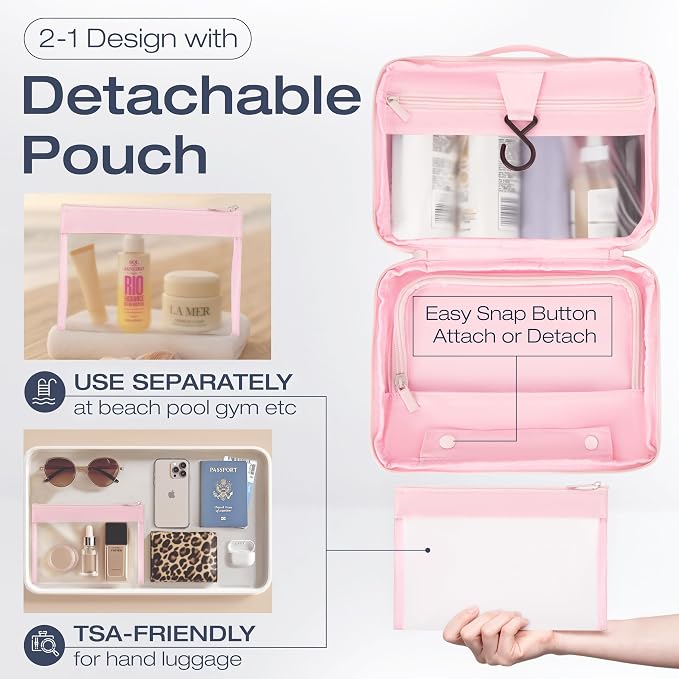 KAZAY Hanging Toiletry Bag - Image 4