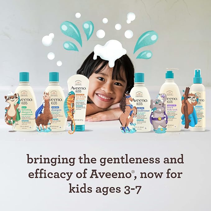 Aveeno Kids Sensitive Skin Face and Body Wash - Image 3