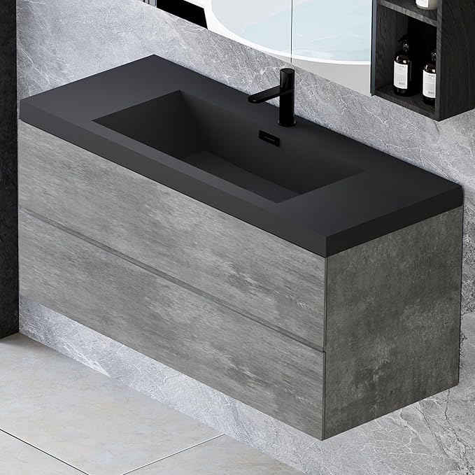 Floating Vanity Bathroom, 48 Inch Bathroom Vanity - Image 8