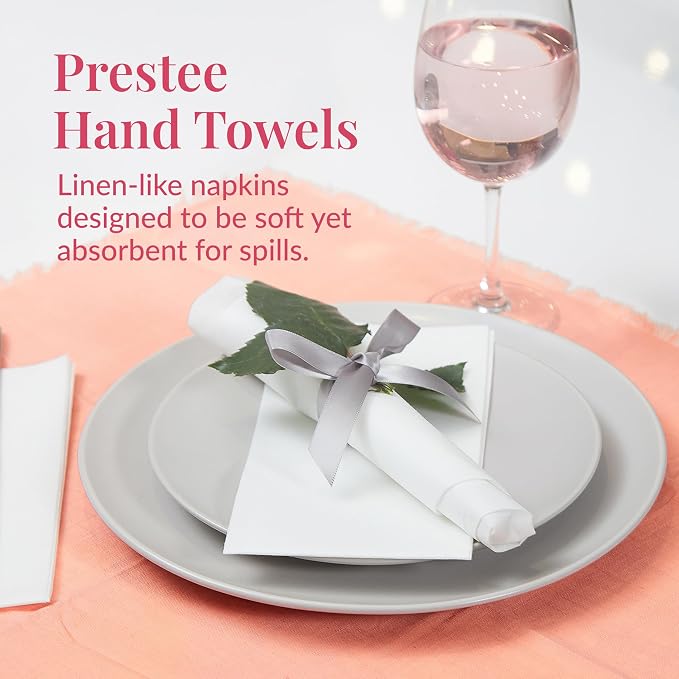 Prestee 400 Linen Feel Disposable Paper Hand Towels - Image 2