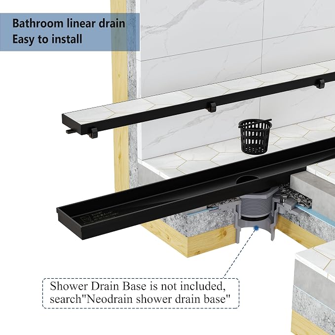 Neodrain 54-Inch Linear Shower Drain - Image 7