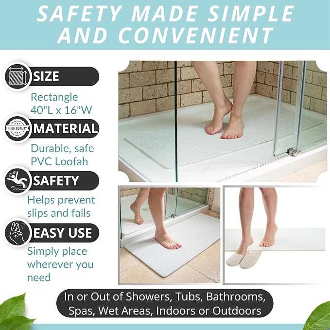 Non Slip Bathtub Mat Shower Mat - Image 3