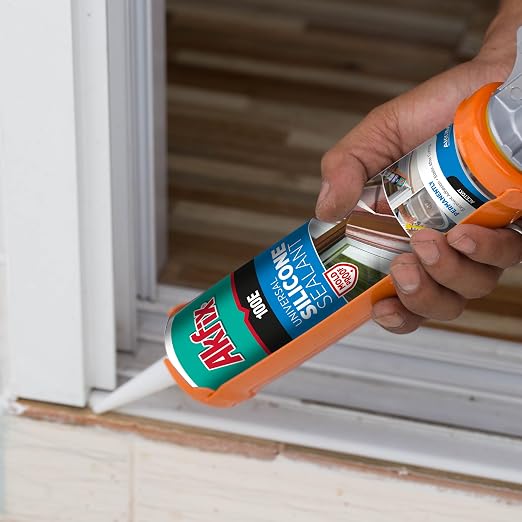 Akfix 100E RTV Translucent Silicone Caulk- 100% Waterproof Silicone Sealant - Image 8