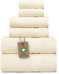 100% Organic Zero-Twist Cotton Towels by AlusaHome