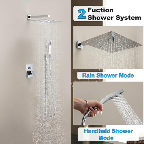 10 Inch Shower Faucet Set, Rainfall Shower System - Image 2
