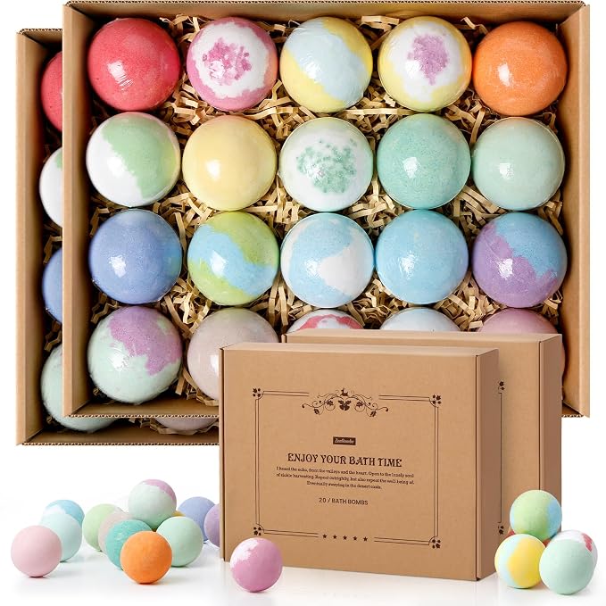 Bath Bombs Set, Handmade Bubble Bath & Fizzy, Ideal Presents by ZenBombs