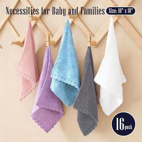 16 Pack Baby Washcloths - Image 2